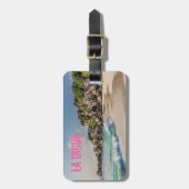 cadeau voor Grand Anse Seychellen La Digue Beach Bagagelabel (Voorkant verticaal)