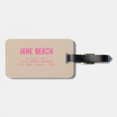 cadeau voor Grand Anse Seychellen La Digue Beach Bagagelabel (Achterkant horizontaal)