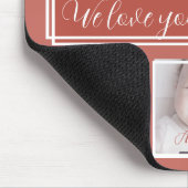 Cadeau voor Grandma Modern Multiple Photo Muismat (Hoek)