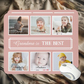 Cadeau voor Grandma Modern Multiple Photo Muismat