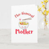 Cadeau voor grappige moeder - Fo-Nominale moeder Kaart (Gele Bloem)