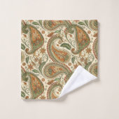 Cadeau voor grootouders Aardse Boho badhanddoek st Bad Handdoek (Wasdoekje)
