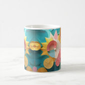 Cadeau voor haar mok abstract ontwerp (Center)