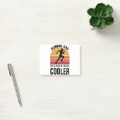 Cadeau voor hardloop vader Vaderdag Marathonloper  Post-it® Notes (Kantoor)