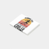 Cadeau voor hardloop vader Vaderdag Marathonloper  Post-it® Notes (Schuin)