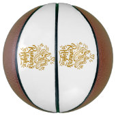 Cadeau voor hardloopster met Runner's High Basketbal (Verticaal)