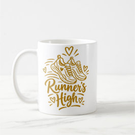 Cadeau voor hardloopster met Runner's High Koffiemok
