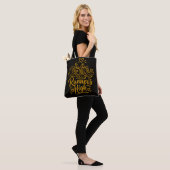 Cadeau voor hardloopster met Runner's High Tote Bag (Op model)