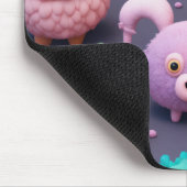 Cadeau voor Haroon Modern 3D Photo Grid Muismat (Hoek)