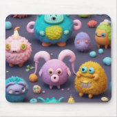 Cadeau voor Haroon Modern 3D Photo Grid Muismat (Voorkant)