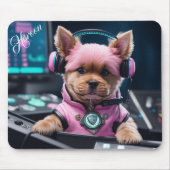 Cadeau voor Haroon Modern Pappy Fotorooster Muismat (Voorkant)