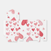 cadeau voor hart bedankdoosjes (Uitgevouwen)