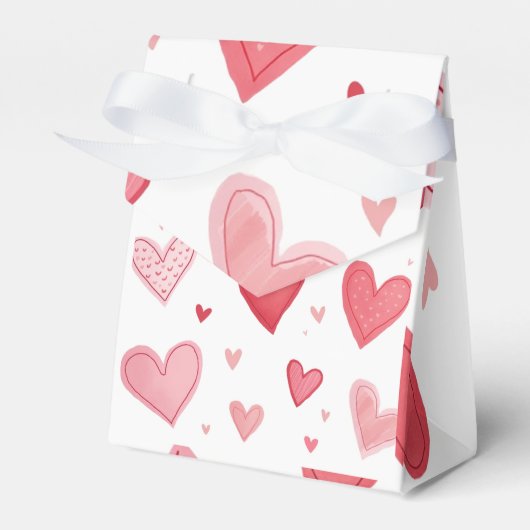 cadeau voor hart bedankdoosjes (Voorkant Zijde)