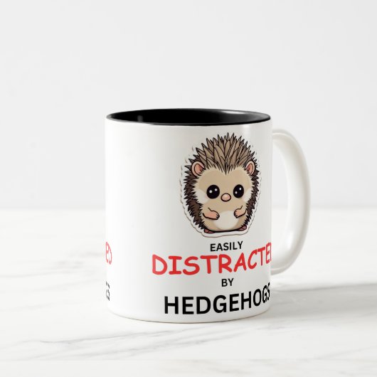 Cadeau voor Hedgehog Lover, Hedgehog Mok (Voorkant rechts)
