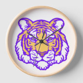 Cadeau voor hem of haar Louisiana Tigers Wall Cloc (Voorkant)