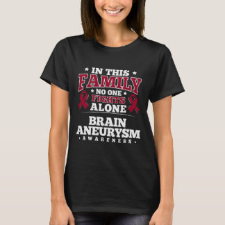 Cadeau voor hersenaneurysma patiënten - Bourgondië T-shirt