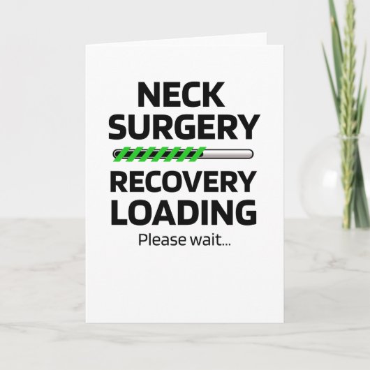 Cadeau voor herstel na nekoperatie | Overlever van Kaart (Voorkant)