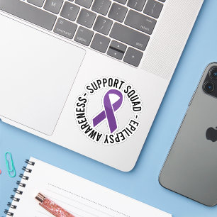 Cadeau voor het bewustzijn van epilepsie ondersteu sticker