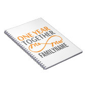 Cadeau voor het eerste Jubileum Notitieboek (Rechterzijde)