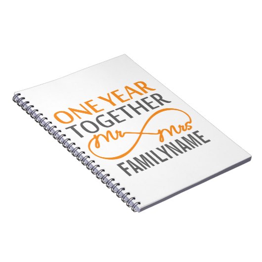 Cadeau voor het eerste Jubileum Notitieboek (Rechterzijde)