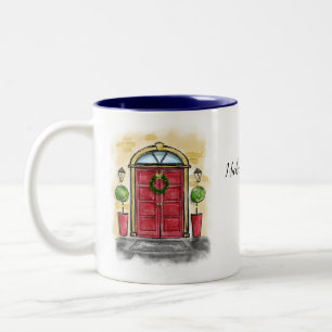 cadeau voor het huishouden, nieuwe huiseigenaar, n tweekleurige koffiemok