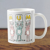 Cadeau voor het ontwerp van mum Fun Rabbits Koffiemok