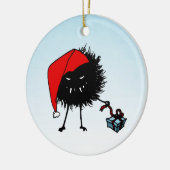 Cadeau voor het openen van de boze kerstbeker keramisch ornament (Links)