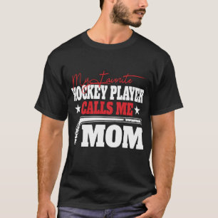 Cadeau voor hockeymoeder - Mijn favoriete hockeysp T-shirt