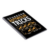cadeau voor honden | Stevige rottweiler-tricks Notitieboek (Rechterzijde)