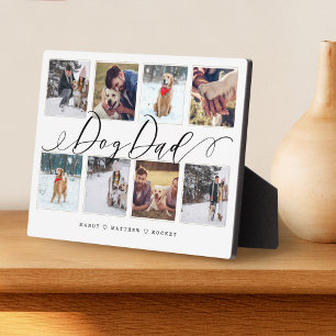 Cadeau voor hondenpapa   Familie Foto Aandenken Co Fotoplaat
