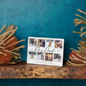 Cadeau voor hondenpapa | Familie foto herinnerings Fotoplaat (Zijkant)