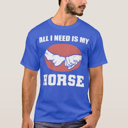 Cadeau voor Horse Jockeys T-shirt (Voorkant)