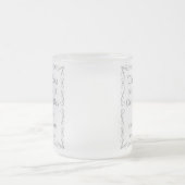 Cadeau voor huwelijksgasten matglas koffiemok (Center)