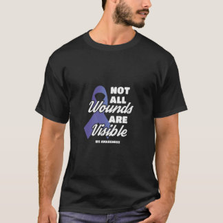 Cadeau voor IBS-bewustzijn Niet alle wonden zijn z T-shirt