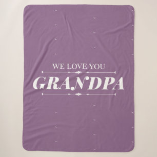 Cadeau voor iedereen met het Names-patroon van fam Sherpa Deken