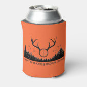 cadeau voor jager en koelbox blikjeskoeler (Blikje Achterkant)
