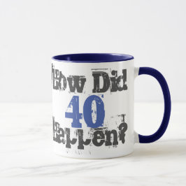 Cadeau voor je 40e verjaardag. Hoe is het toch 40 Mok