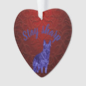 Cadeau voor je coole hond ornament (voorkant)