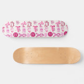 Cadeau voor kankeroverlevende - krijger persoonlijk skateboard (Horizontaal)