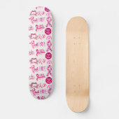 Cadeau voor kankeroverlevende - krijger persoonlijk skateboard (Voorkant)