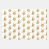 Cadeau voor kerstbomen — Papier voor het ompakken  Inpakpapier Vel (Voorkant 2)