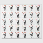 cadeau voor kerstcadeau voor chirurg rond Aborist  Cadeaupapier (Vlak)