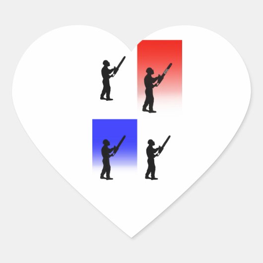 cadeau voor kerstcadeau voor chirurg rond Aborist  Hart Sticker (Voorkant)