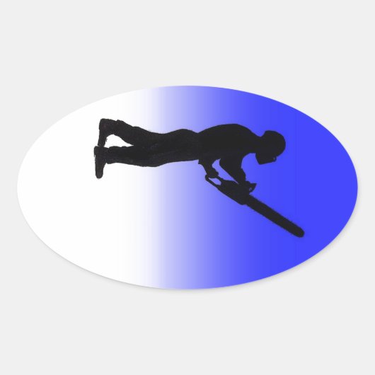 cadeau voor kerstcadeau voor chirurg rond Aborist  Ovale Sticker (Voorkant)