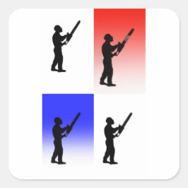 cadeau voor kerstcadeau voor chirurg rond Aborist  Vierkante Sticker