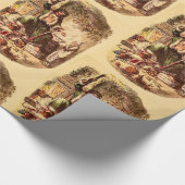 cadeau voor kerstcadeaupapier cadeaupapier (Hoek)