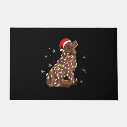 cadeau voor kerstcadeautje bij Newfoundland |Grapp Deurmat (Voorkant)