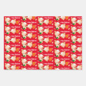 cadeau voor kerstcadeautjes inpakpapier vel (Voorkant)