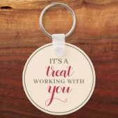 cadeau voor kerstcadeautjes voor cowerker Gift Fav Sleutelhanger (Voorkant)
