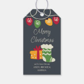 Cadeau voor kerststallen en licht op maat cadeaulabel (Voorkant)